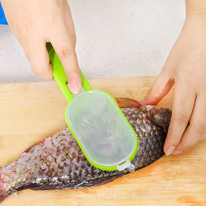 Scraping Scale Kill Fish With Knife Machine кухонные аксессуары многофункциональные гаджеты