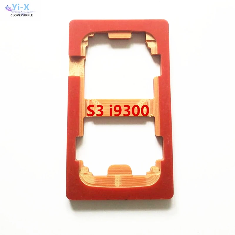 1 шт. клейкая форма для ЖК экрана стеклянная держатель Samsung galaxy S3 S4 S5 S6 S7 i9300 i9500 G900