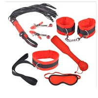 2017 hot sale sexy toy 7 pcsset kit sex toys for couples sex eye mask erotic toys for women red accessories