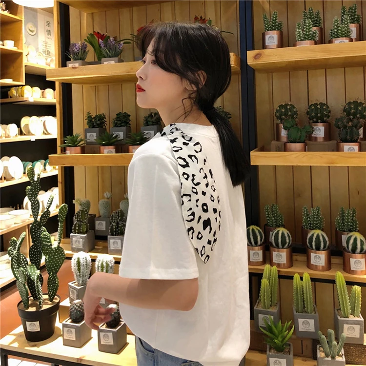 harajuku fashion brand T Shirts women summer style camiseta feminina ladies tops leopard o-neck plus size tees camisa | Женская одежда
