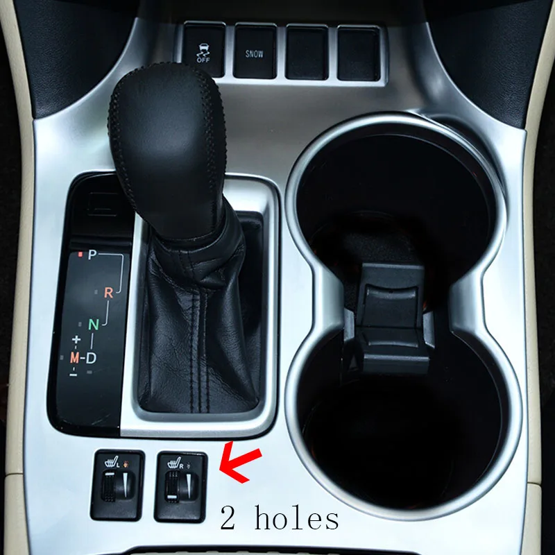 Матовый внутренний держатель стакана для воды из АБС пластика Toyota Highlander Kluger 2014 2018