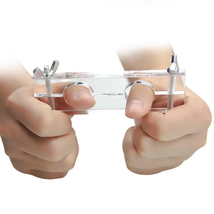 

11.2*3.3cm Escape Finger The Thumb To Lock The Finger Lock Magic Tricks For Professional Magicians Close-Up Magic Props