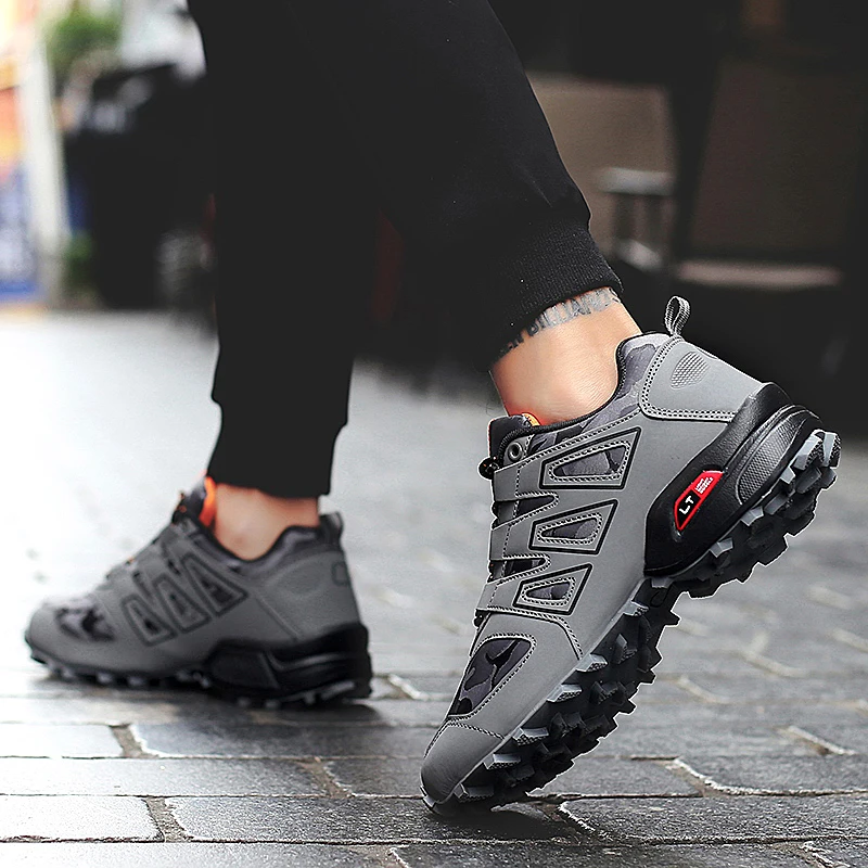 Breathable Shoes Men Lace-up Mesh Sneakers Summer New Casual Shoes Man Plus Size 39-46 Trainers Male Slip-On Outdoor Footwear