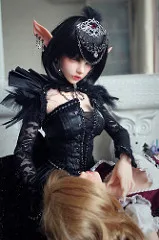 HeHeBJD BJD 1/3 кукла Фэнтези Бьянка бесплатные глаза Горячая bjd Художественная кукла Смола куклы вампир летучая мышь лицо макияж