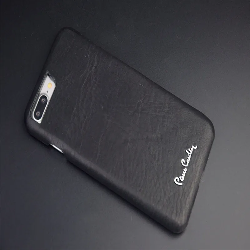 Pierre Cardin роскошный высококачественный чехол из натуральной кожи для Apple iPhone 8/8 Plus с