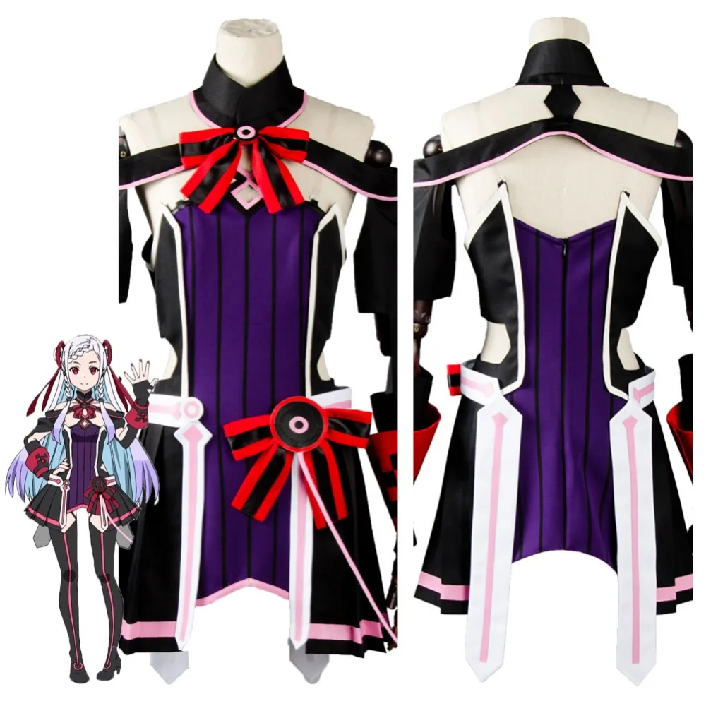 

Sword Art Online SAO the Movie Ordinal Scale OS маскарадный костюм Yuna костюм