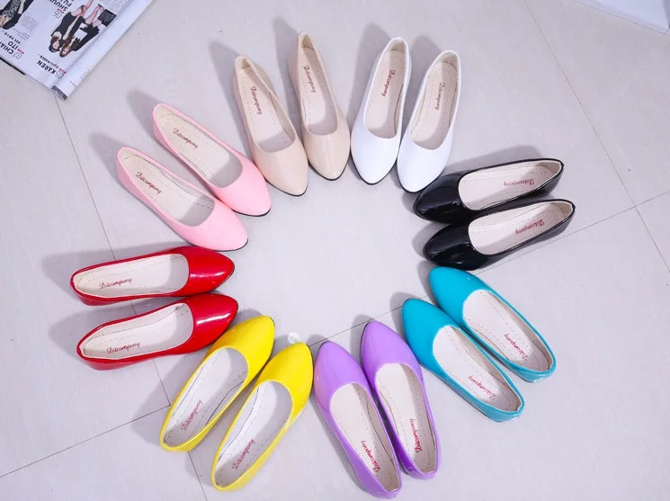 Женская Повседневная обувь в стиле ретро мягкая Нескользящая Летняя с острым