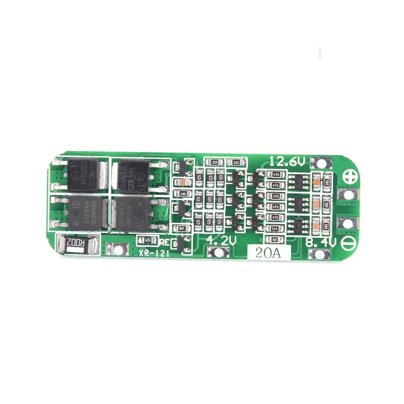 3S PCB Protection Board Lithium Battery Charger 20A 12.6V Charging Protecting Balancer Module AUTO Recovery | Электроника