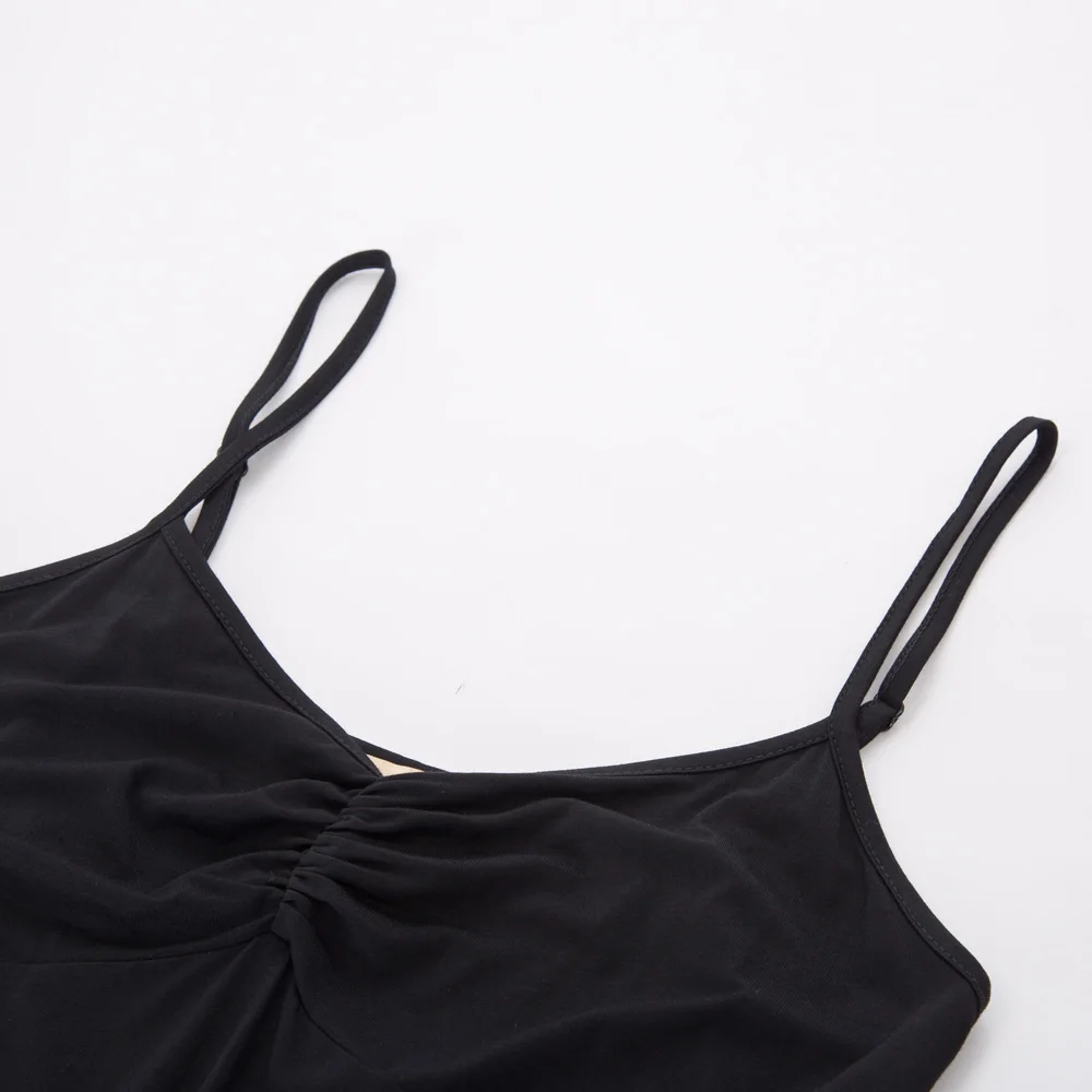 Женские удобные Спагетти ремни v образным вырезом Полный скольжения под прямое