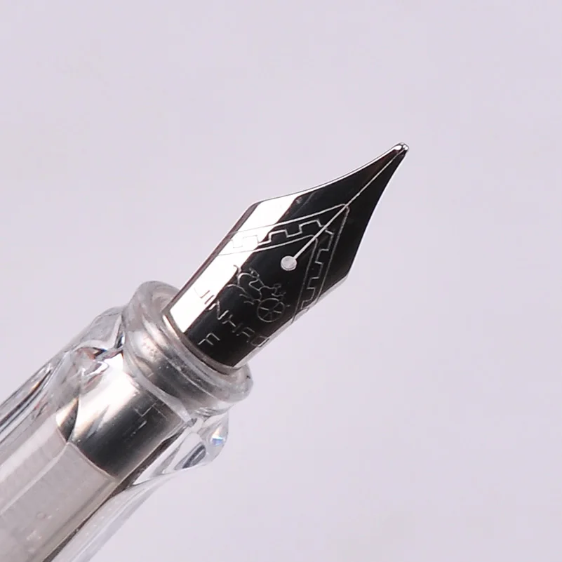 1 шт. Jinhao двухцветные милые перьевые ручки F Nib 0 5 мм чернильные для письма