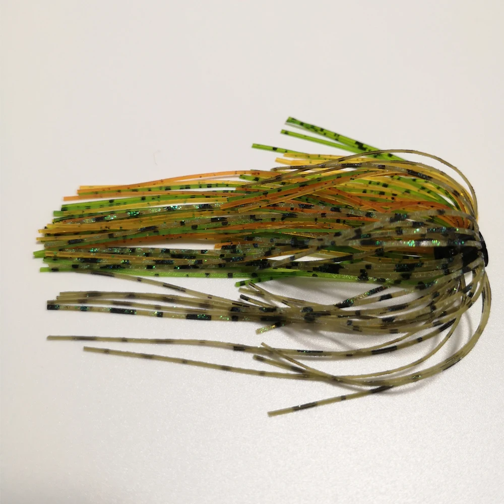 10 Комплект SF072 44/45/47 отверстие в одном силиконовый FISHINGskirts рыболовные