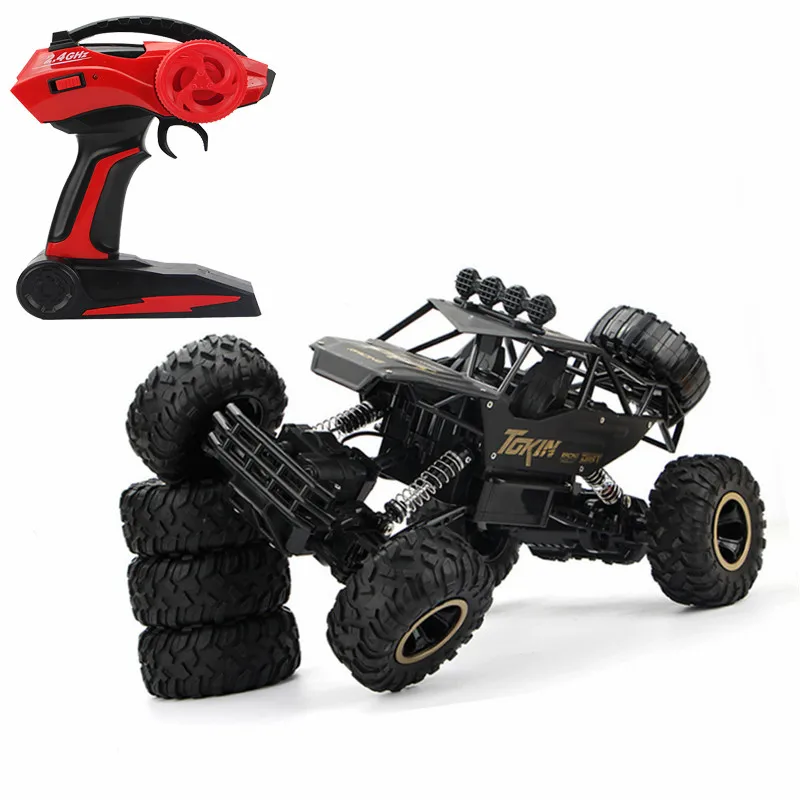 Скалолазание Rc автомобиль 4WD 2,4 GHz рок ралли 4x4 двойные двигатели Bigfoot автомобиль пульт дистанционного управления модель внедорожник игрушка лучший подарок для мальчиков