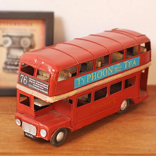 Бесплатная доставка! Лондонский уличный Железный двухэтажный автобус модель