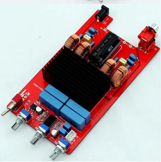 TDA7498 2*200 Вт 2.0 канальный класс D цифровой аудио усилитель плата (с миксером)|amplifier