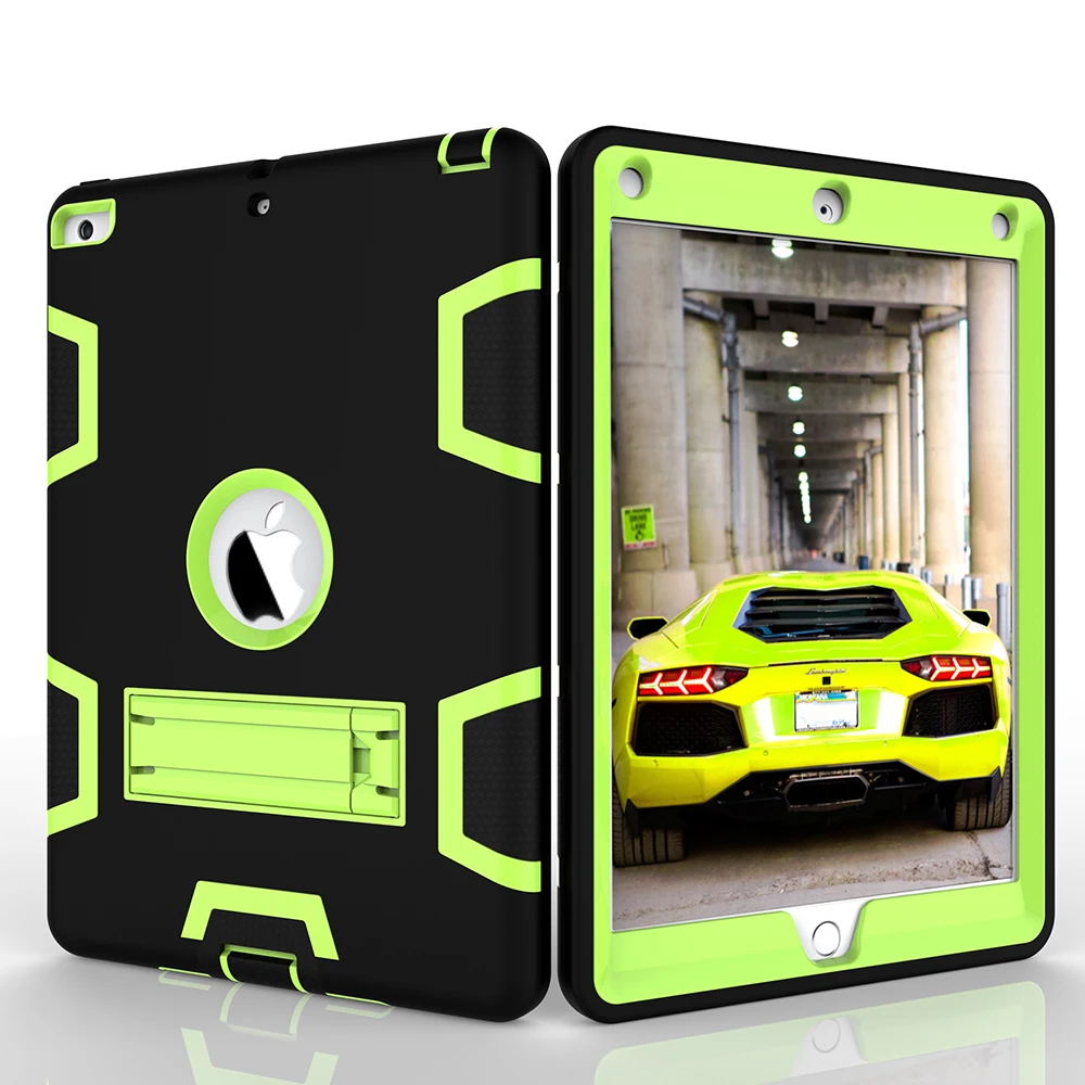 Stand TPU Case For iPad 9.7 2017/2018 Cover Heavy Duty Hybrid Silicon Rugged Armor Shockproof Hard Apple iPad9.7 | Компьютеры и офис