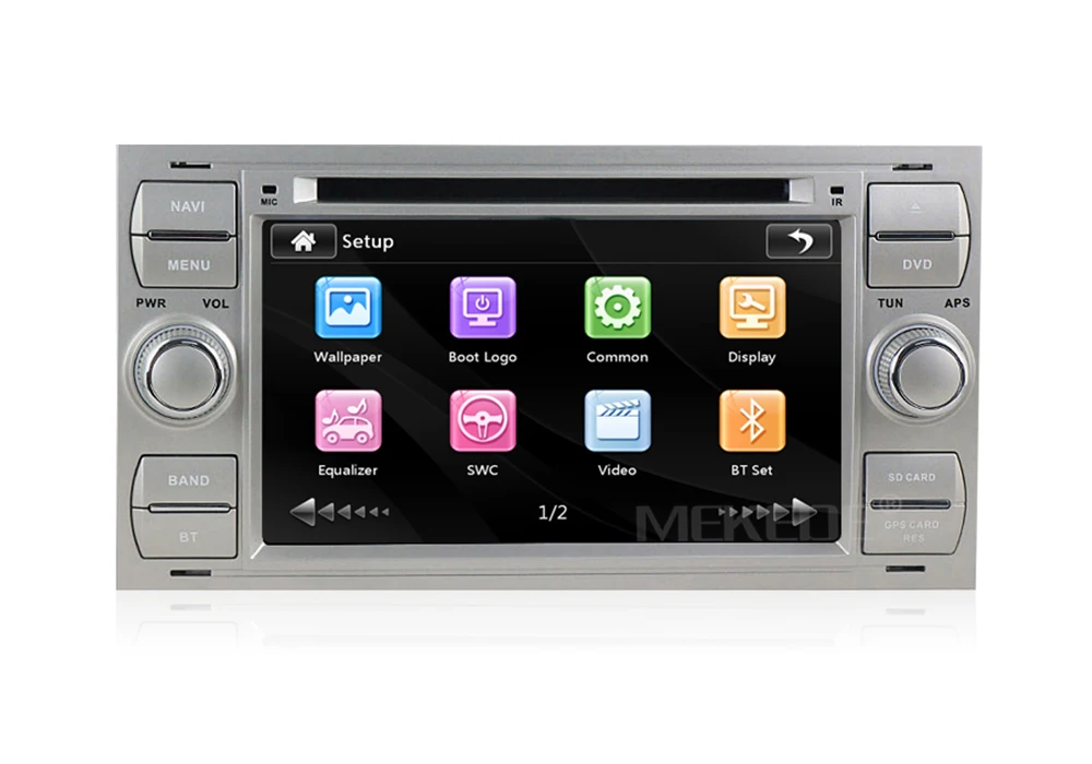 7-дюймовый 2din windows Ce6.0 машинный DVD проигрыватель для Ford Focus C-Max Connect Fiesta Fusion Galaxy Kuga Mondeo S-Max