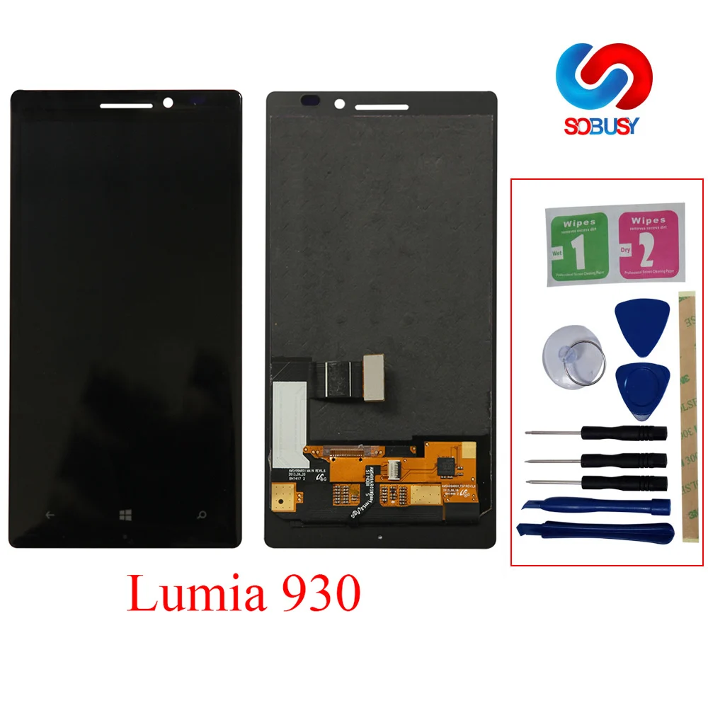 Оригинальный ЖК-экран для Nokia Lumia 930 ЖК-дисплей с рамкой сенсорная панель