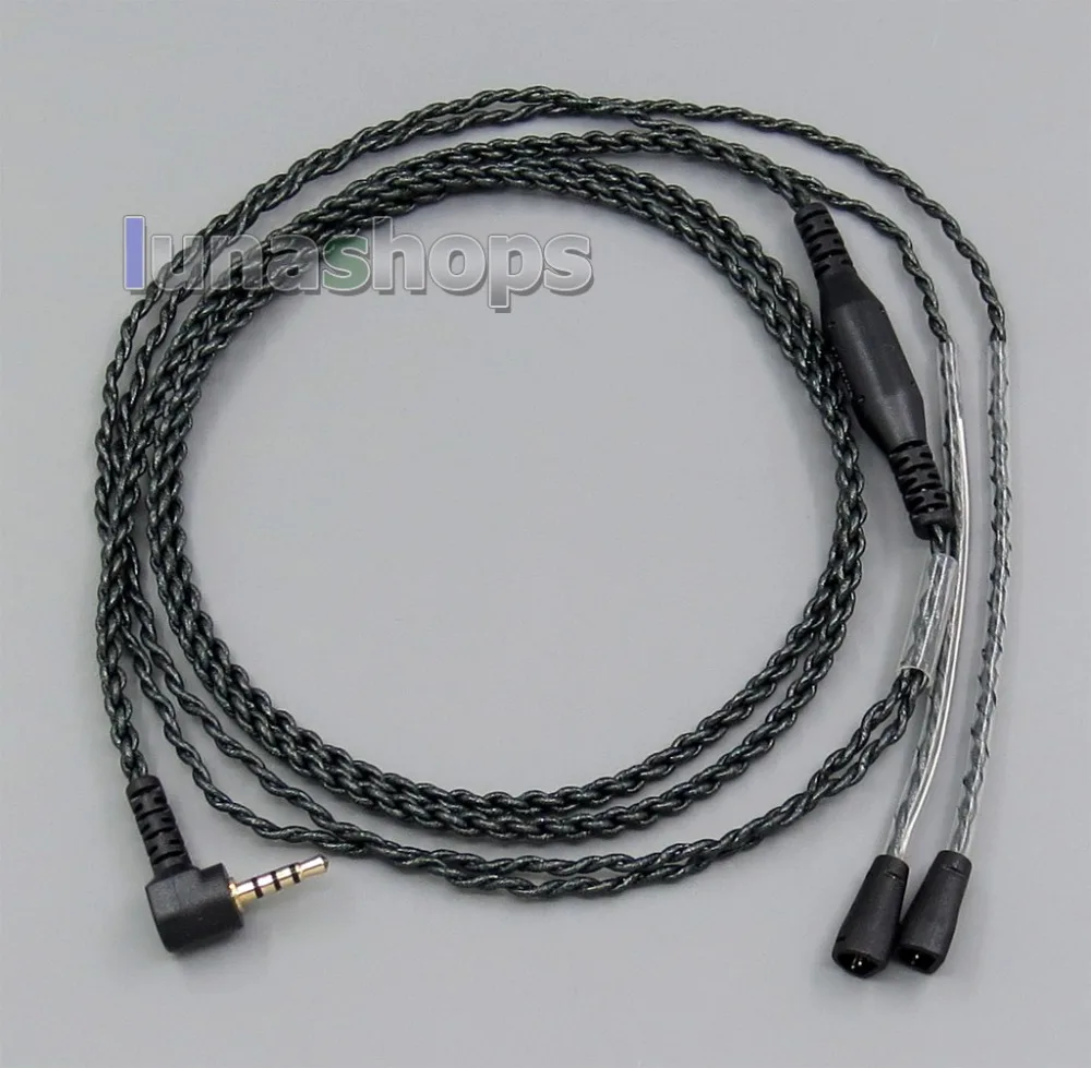 LN005643 наушник EachDIY посеребренный OCC смешанный полиуретановый кабель для Sennheiser IE8