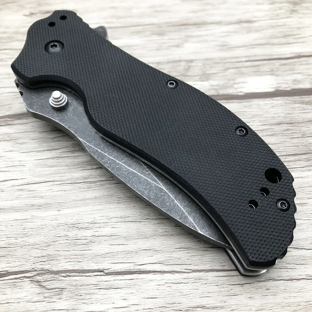 ZZSQ 0350BW Тактический выживания складной нож G10 ручка подшипника ножа подшипник карманный нож Кемпинг Охота Открытый EDC инструмент нож