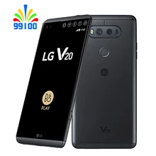 Разблокированный LG V20 5," один/две sim Snapdragon 820 4 Гб ОЗУ 64 Гб ПЗУ 3 камеры(без иврита