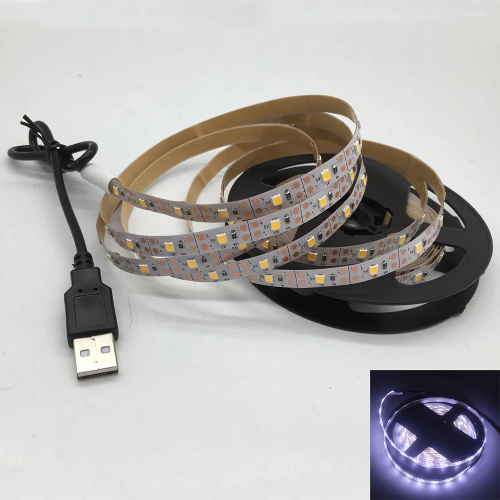 Светодиодная лента RGB/белая/теплого белого цвета 5 В 1/2/3/4 м|Светодиодные ленты| |