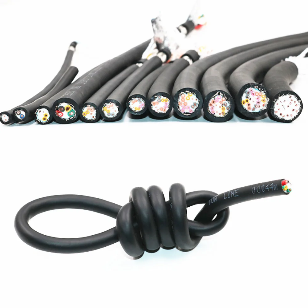 22AWG 2/3/4/5 ядро Towline экранированный кабель 5 м гибкий провод с ПВХ-изоляцией TRVVP