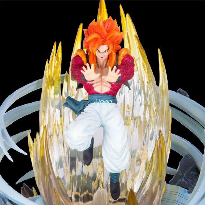1" Жемчуг дракона GT статуя Saiyan бюст Gogeta полноразмерная портретная Сон Гоку какаротто анимационная фигурка GK PF игрушечная коробка 37 см B1260