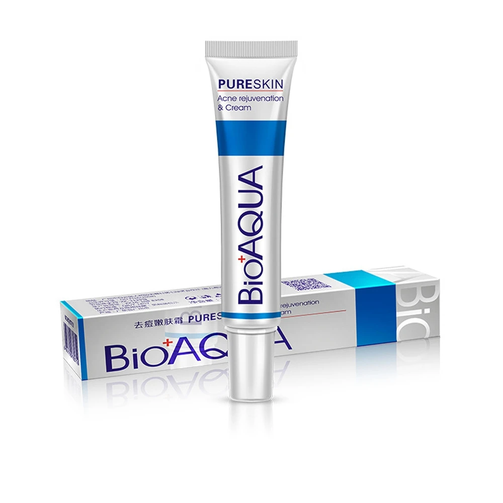 Крем BIOAQUA от акне для лечения рубцов средство удаления шрамов увлажняющая