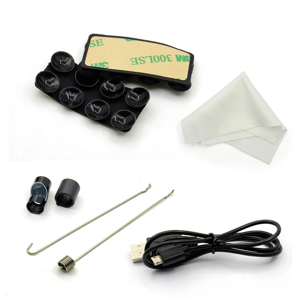 Эндоскоп с объективом 8 мм и Wi Fi бороскоп гибкой USB трубкой для осмотра телефонов