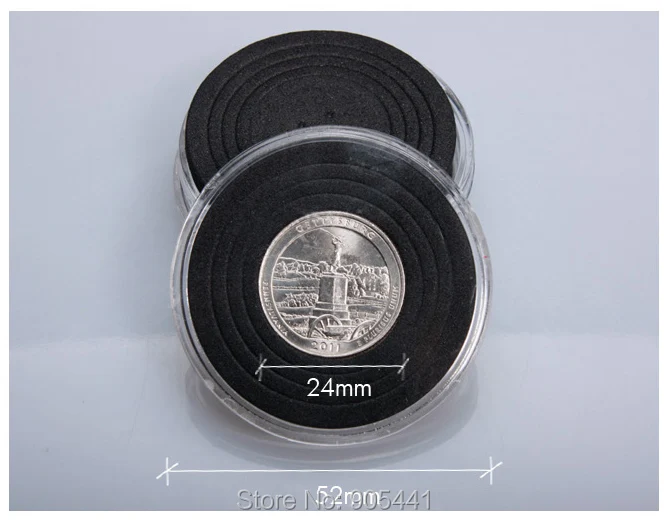 Защитный чехол для монет 10 дюймов подходит американского четверти диаметра 19 мм