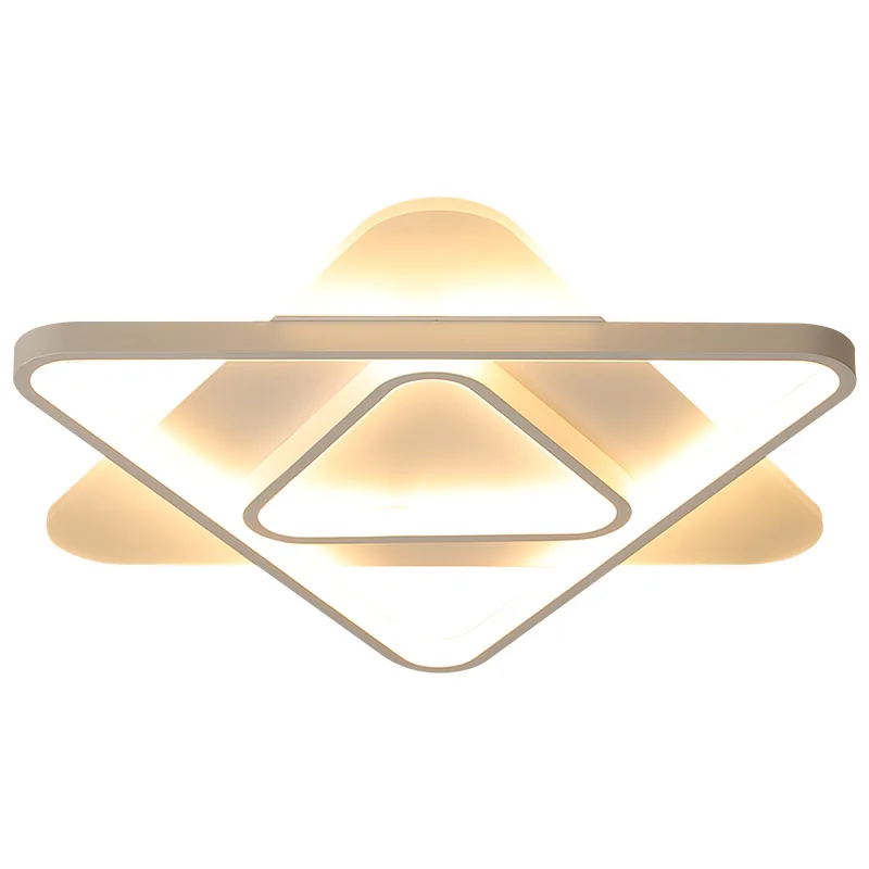 White Finish Modern Led Ceiling Lights For Living Room Master Bedroom Home Deco Lamp Fixtures | Лампы и освещение