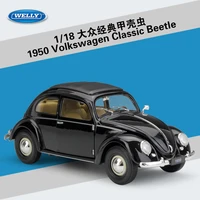 118 scale welly high simulation metal car classic volkswagen beetle diecast toy alloy model toy cars for kids gifts collection