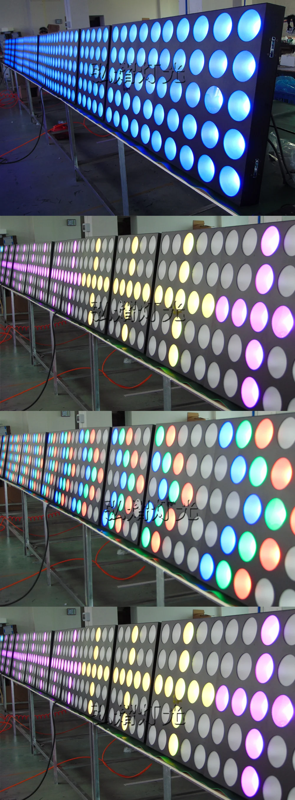 20 шт./лот Tri LED матрица 5x5 25x10 Вт RGB 3 в 1 светодиодный луч Матрица Блиндер свет этапа