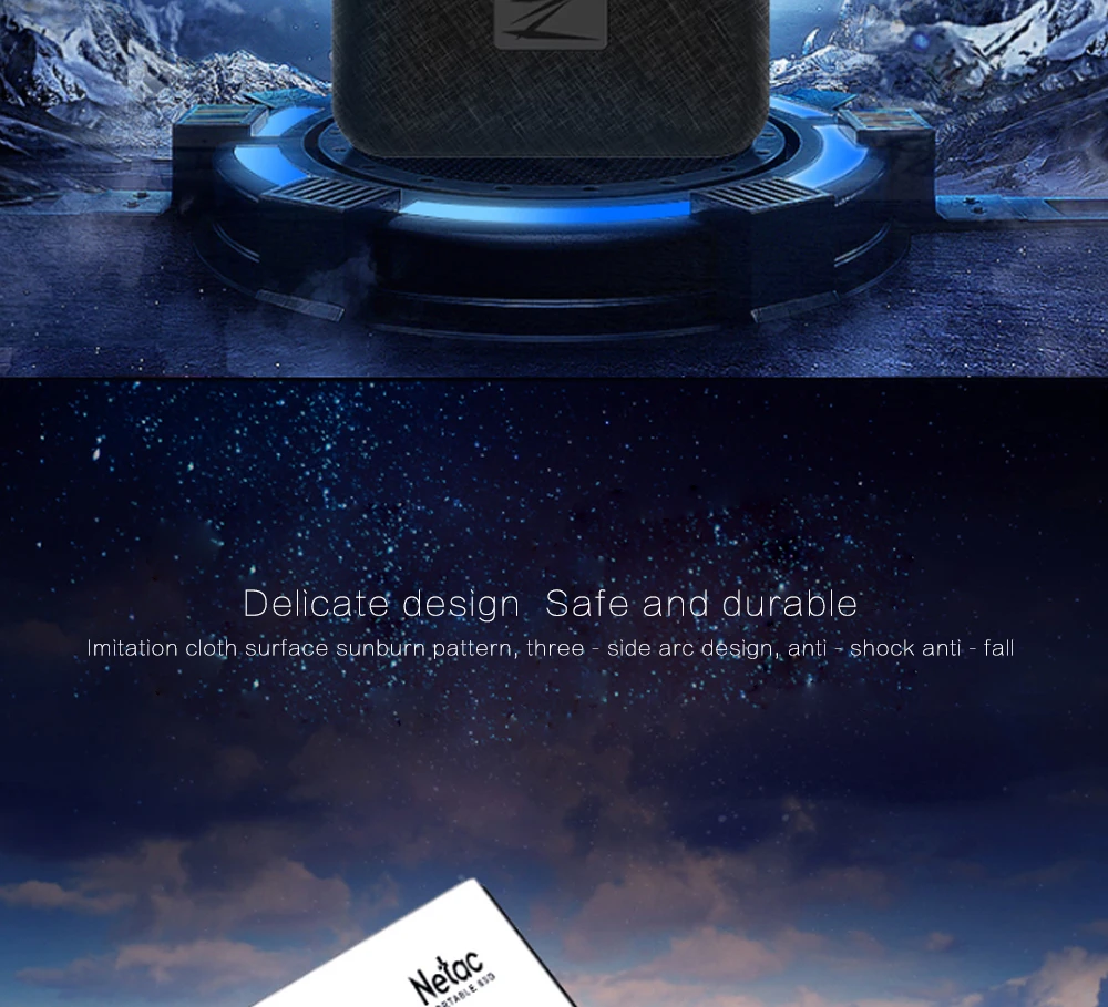 Netac Z6 портативный SSD мини внешний твердотельный накопитель 240 ГБ 480 ГБ 960 ГБ type-c USB3.1 Супер Скоростной для настольного ноутбука