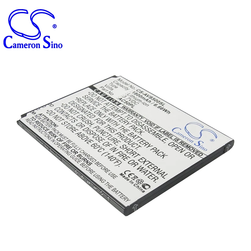 Аккумулятор Cameron Sino 1800 мАч для ARCHOS 50 Helium 4G A50C Platinum AC50PL|Аккумуляторы мобильных