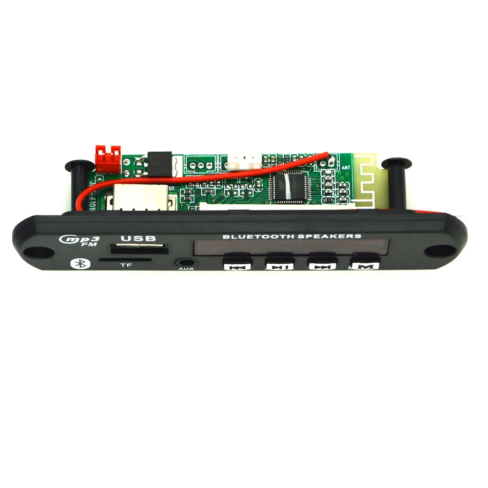 Hotest Новейший беспроводной Bluetooth 12 в MP3 WMA декодер плата аудио модуль TF USB радио для
