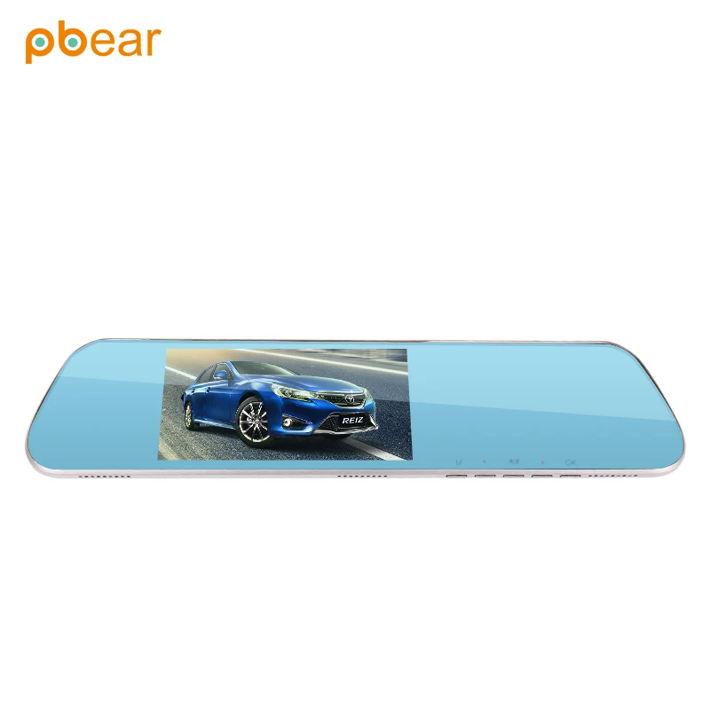 Pbear 5.0 дюймов LED Дисплей Автомобильный видеорегистратор ночного видения +