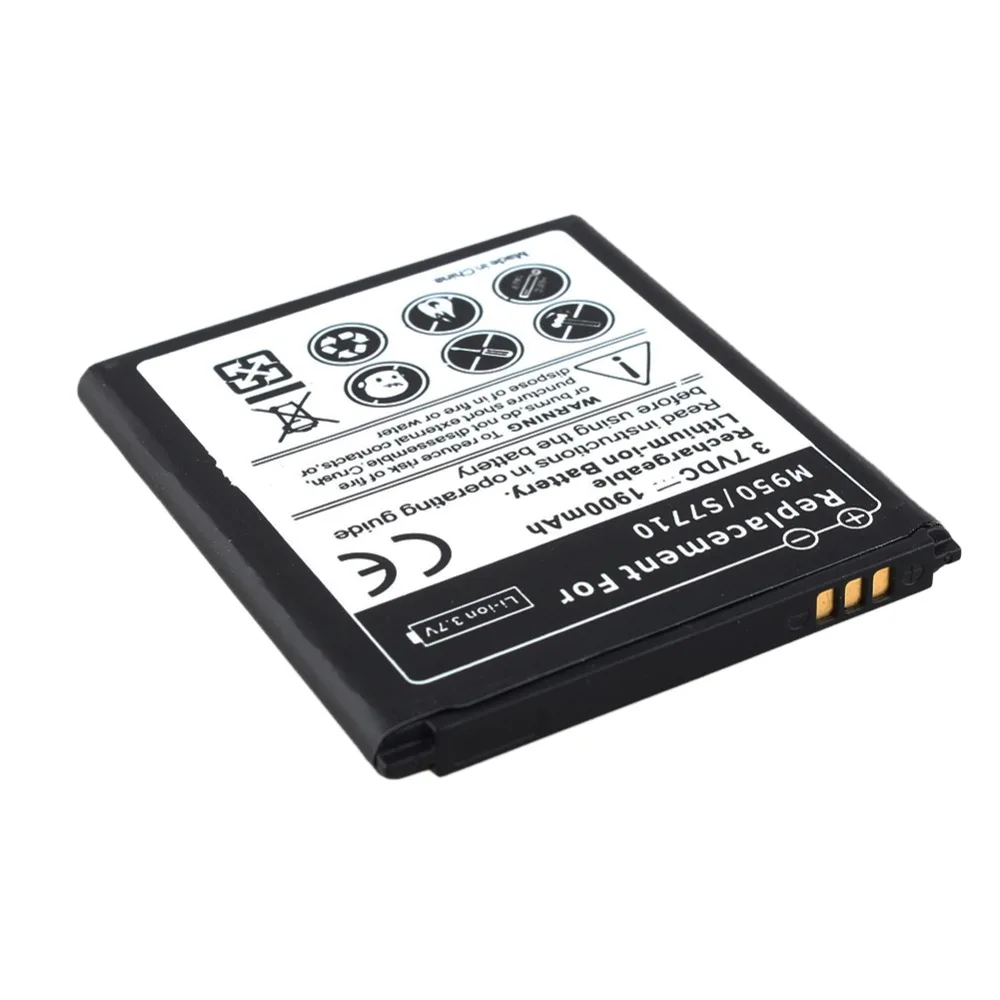 Высокое качество 1900mAH запасная батарея для Samsung Galaxy Reverb Xcover 2 S7710 M950 Batterie Bateria