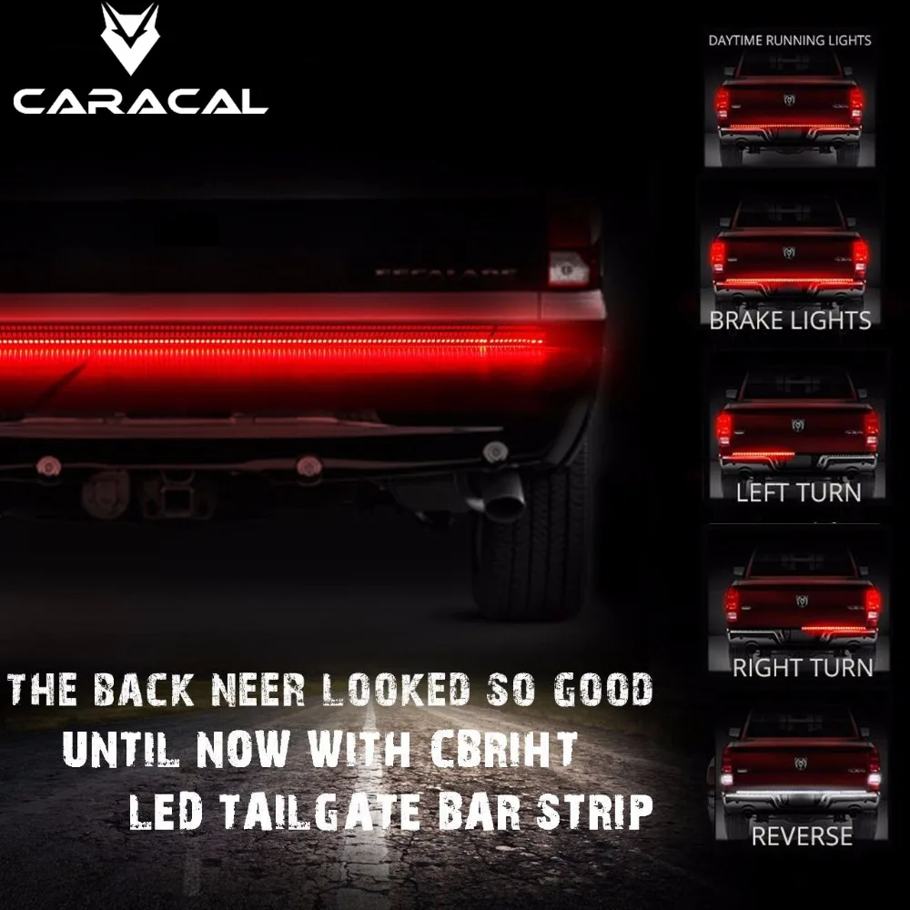 RedLine 60 &quotLED задняя дверь полоса указатель поворота для грузовика пикап обратный