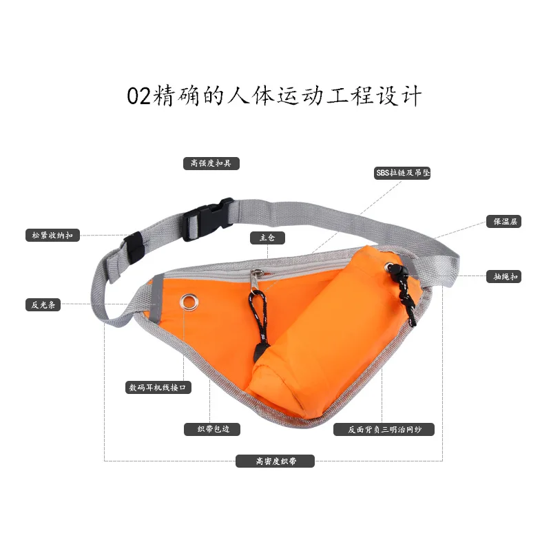 Running sports mountaineering bag multi-function outdoor kettle portable | Спорт и развлечения