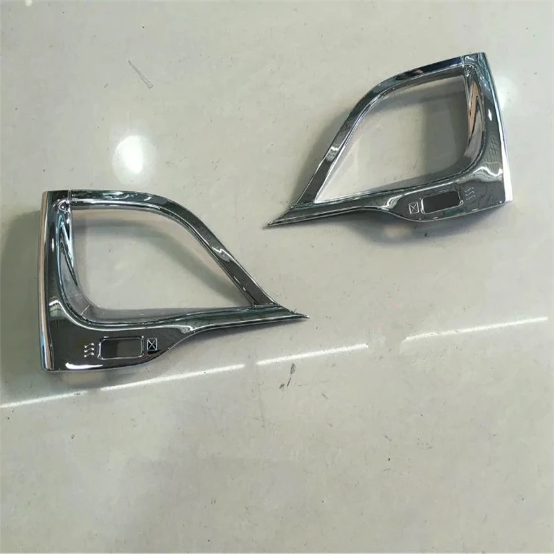 

WELKINRY car auto cover styling FOR JEEP CHEROKEE 2014 2015 2016 2017 ABS chrome console air conditioning outlet air vent trim