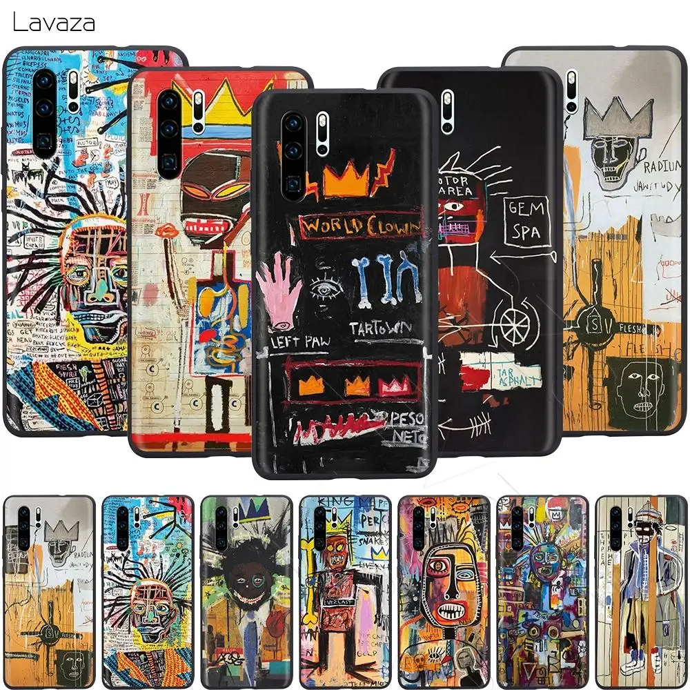 Lavaza Jean Michel Basquiat Art Graffiti Case for Huawei Mate Y7 Y9 P8 P9 P10 P20 P30 P40 Max Lite Pro P Smart Mini |