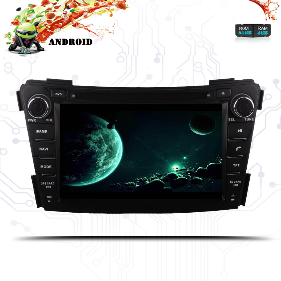 Android 9,0, четыре ядра, 4 Гб ОЗУ, 64 Гб ПЗУ, подходит для hyundai i40, 2011, 2012, 2013,,, автомобильный dvd-плеер, навигация, gps, радио, головное устройство, ПК