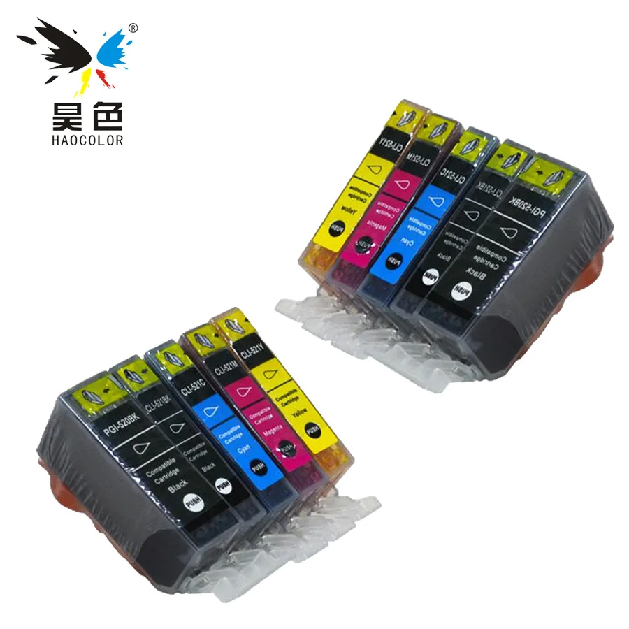 10 шт. встроенный картридж для принтеров Canon PIXMA IP3600 IP4600 IP4700 MX860 MX870|ink cartridge|ink cartridge for