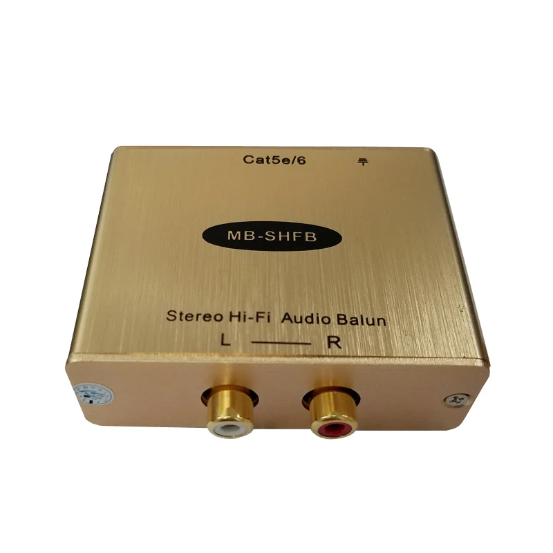 Аудиоадаптер RCA Hi Fi преобразователь Аудио в RJ45 стерео Удлинитель звука с