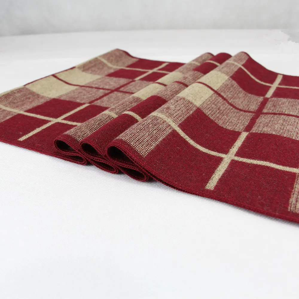 Новейший утолщенный зимний женский и мужской модный клетчатый шарф брендовые