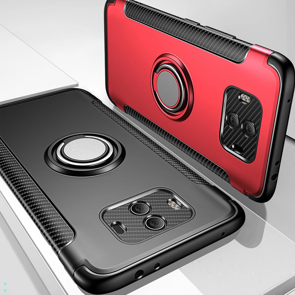 Магнитный чехол OTAO с кольцом держателем для Huawei Mate 20 10 Pro P20 P30 P10 Lite Nova 3 3i 4 Honor 9