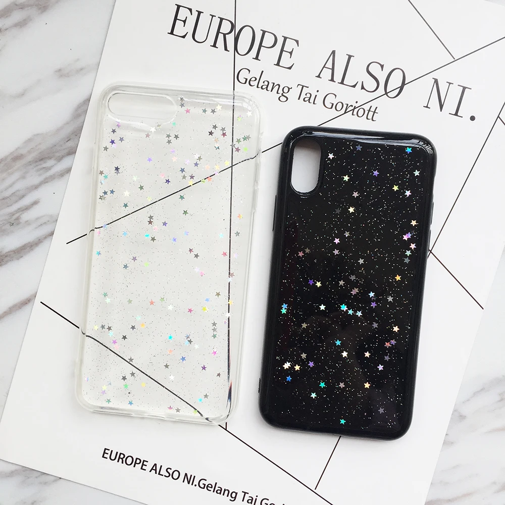 Qianliyao для Samsung Galaxy S21 S20 FE S8 S9 S10 Plus чехлы телефонов Note 20 pro Bling с блестками в форме