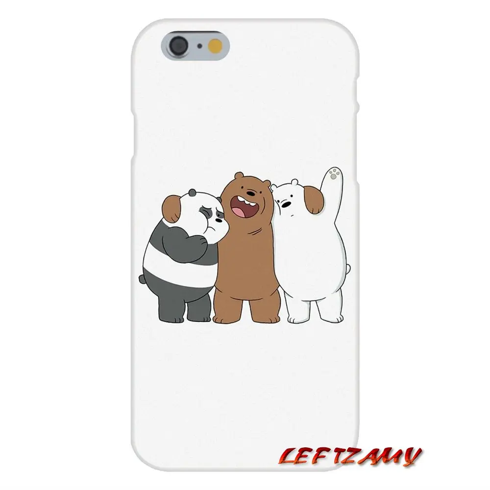 Прозрачные мягкие чехлы Ice We Bare Bear Fighting Panda для iPhone X XR XS MAX 4 4S 5 5S 5C SE 6 6S 7 8 Plus ipod touch |
