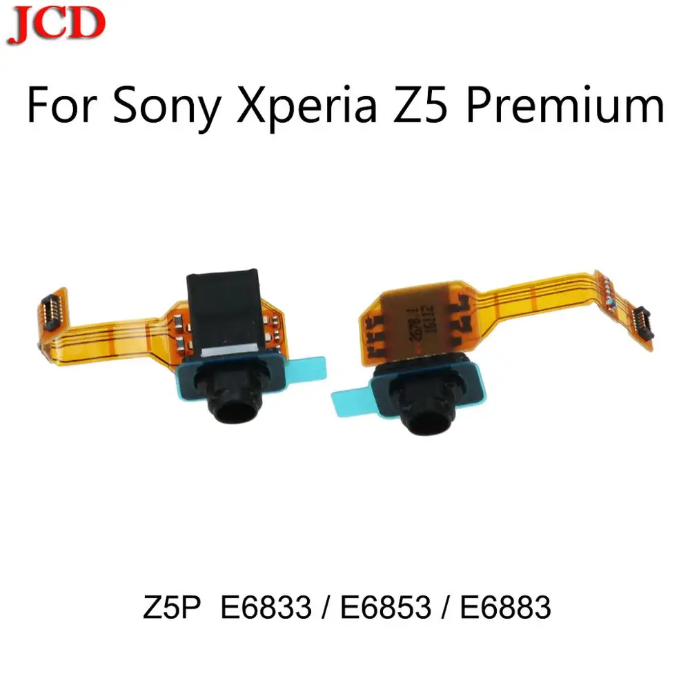

JCD New Repair Part For Sony Xperia Z5 Premium Z5P E6833 E6853 E6883 Headphone Headphone Jack Audio Flex Cable for Xperia Z5P